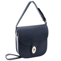 Parinda 11148 MAYA (Navy) Textured Faux Leather Crossbody Bag